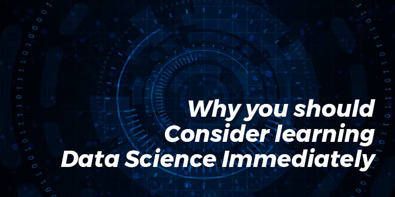 Why You Should Consider Learning Data Science Immediately